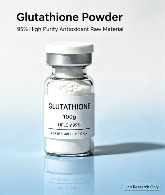 Glutathione Reduced L-Glutathione 99% High Purity Antioxidant Whitening Raw Material Powder