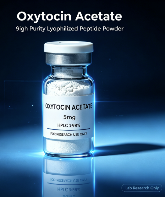 Oxytocin Acetate Peptide Lyophilized Powder High Purity Laboratory Research Raw Material